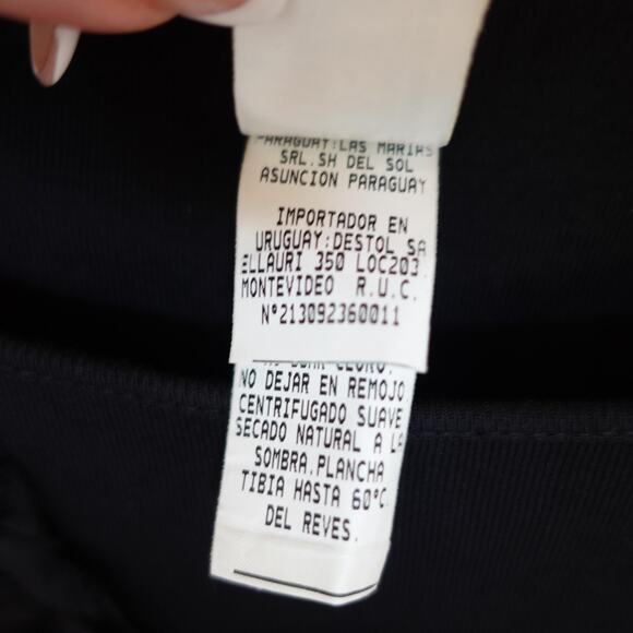 Carolina Herrera Tank Top Womens Medium Black Ruffle Rosette Asymmetrical Party - Picture 10 of 11